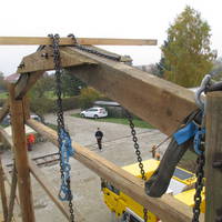 Details der Dachbalken