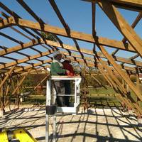 Letzte Arbeiten vor der Fertigstellung